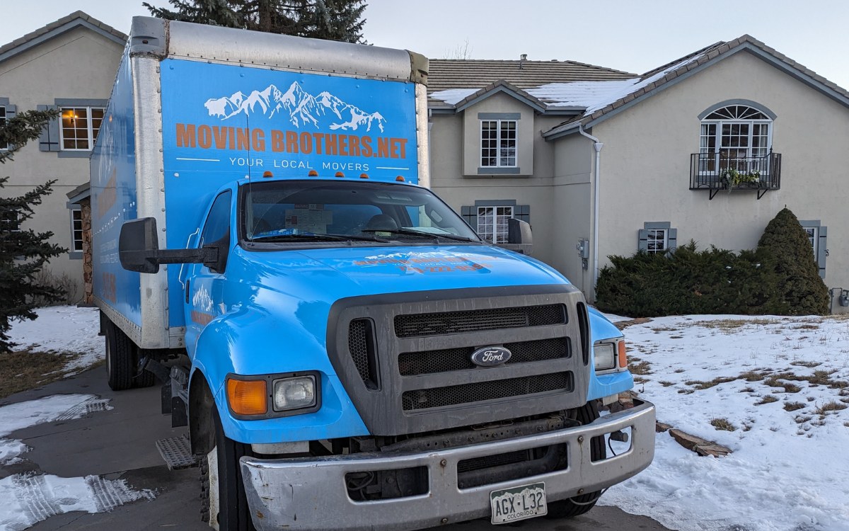 Moving Brothers Boulder movers truck